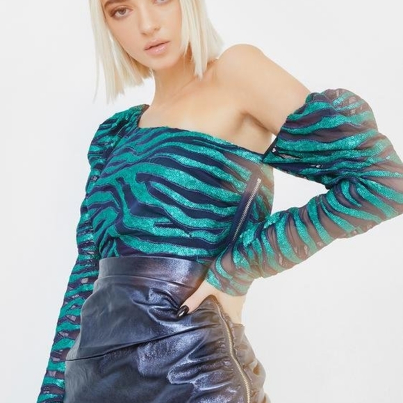 For Love and Lemons, Vixen Asymmetrical Top - Picture 2 of 4